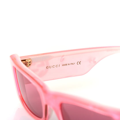 Gucci Acetate Square Sunglasses GG0516S Pink 5 of 8
