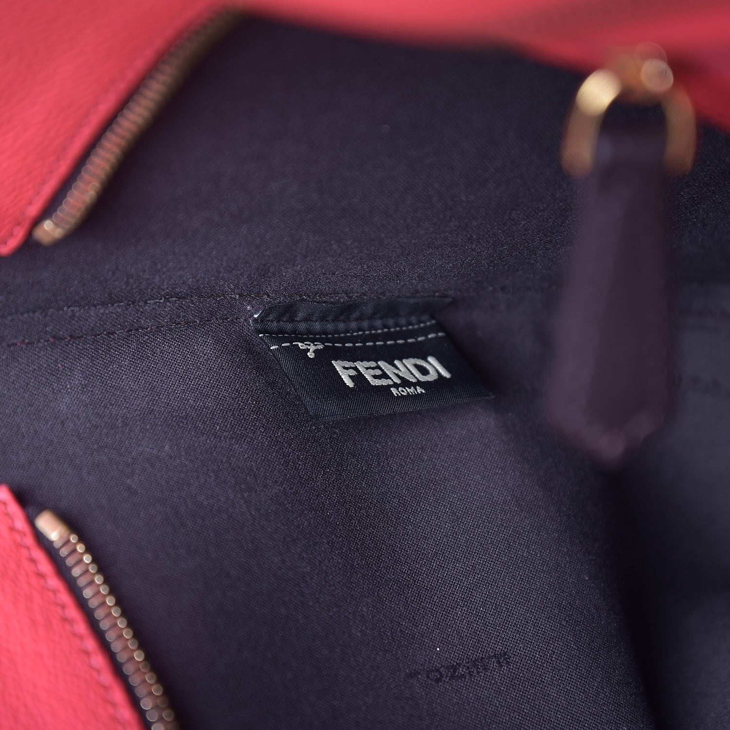 Fendi Zucca Spalmati Ombre Medium Roll Tote Tobacco Ciclamino Moro 8 of 16