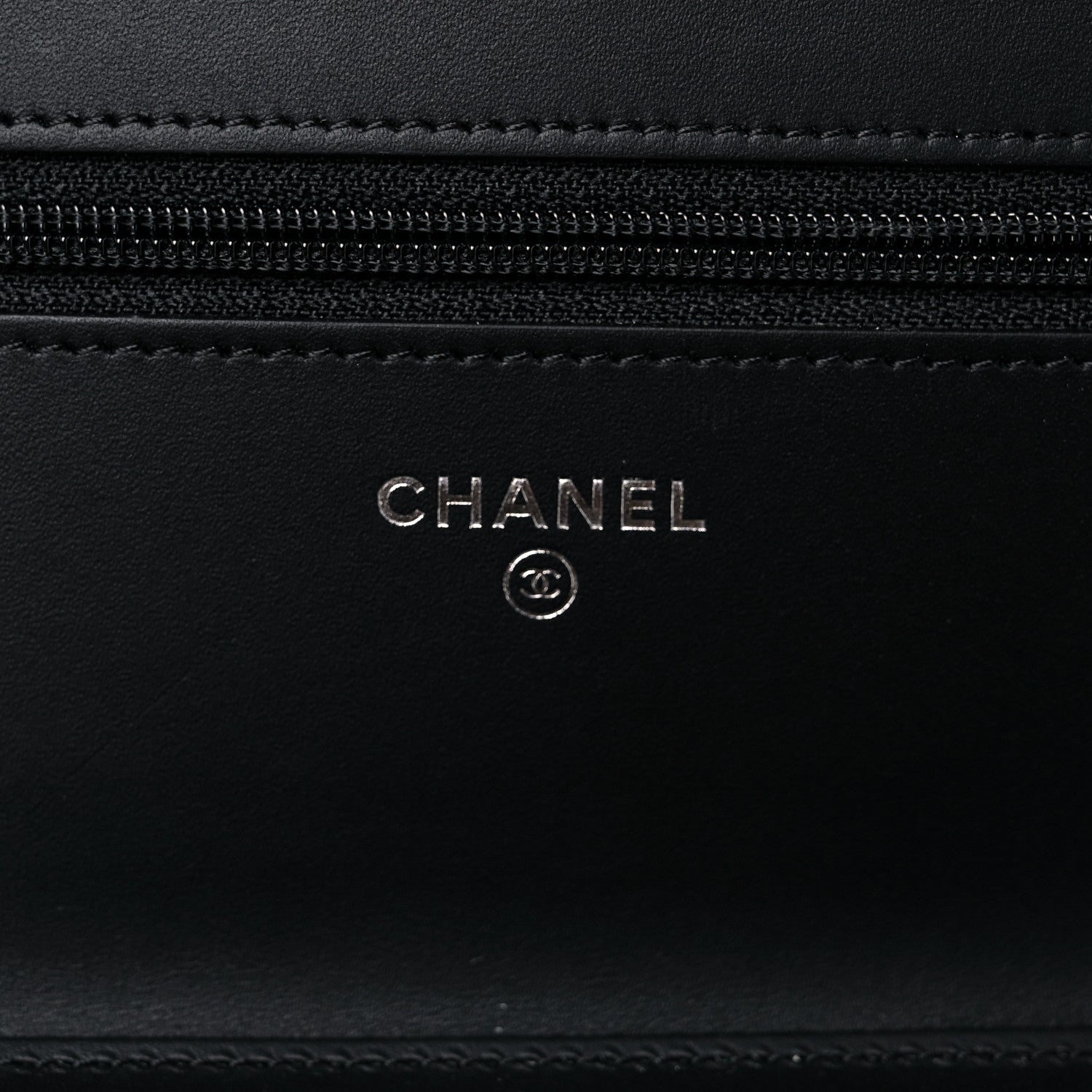 Chanel Patent Quilted Wallet On Chain WOC Black 6 of 11