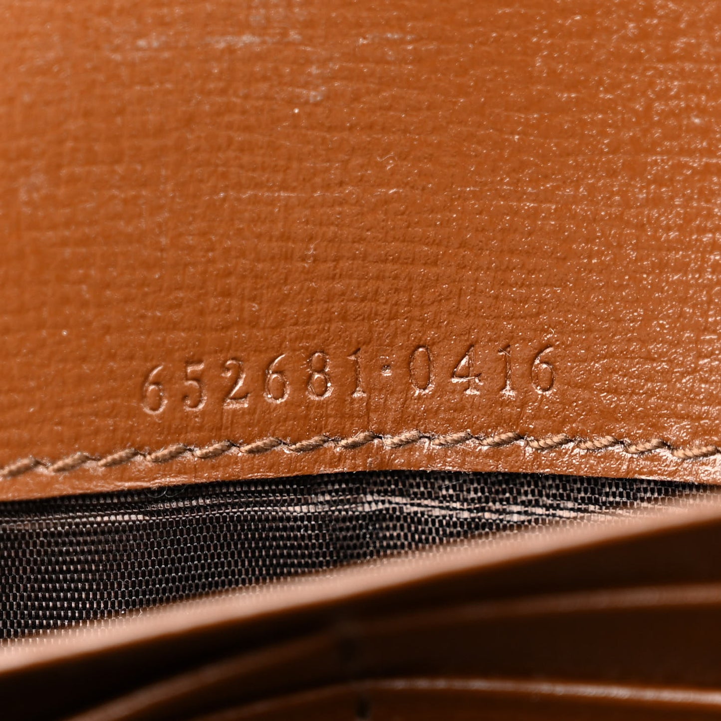GG Supreme Monogram Azalea Calfskin Web Jackie 1961 Chain Wallet Beige Ebony Brown Sugar