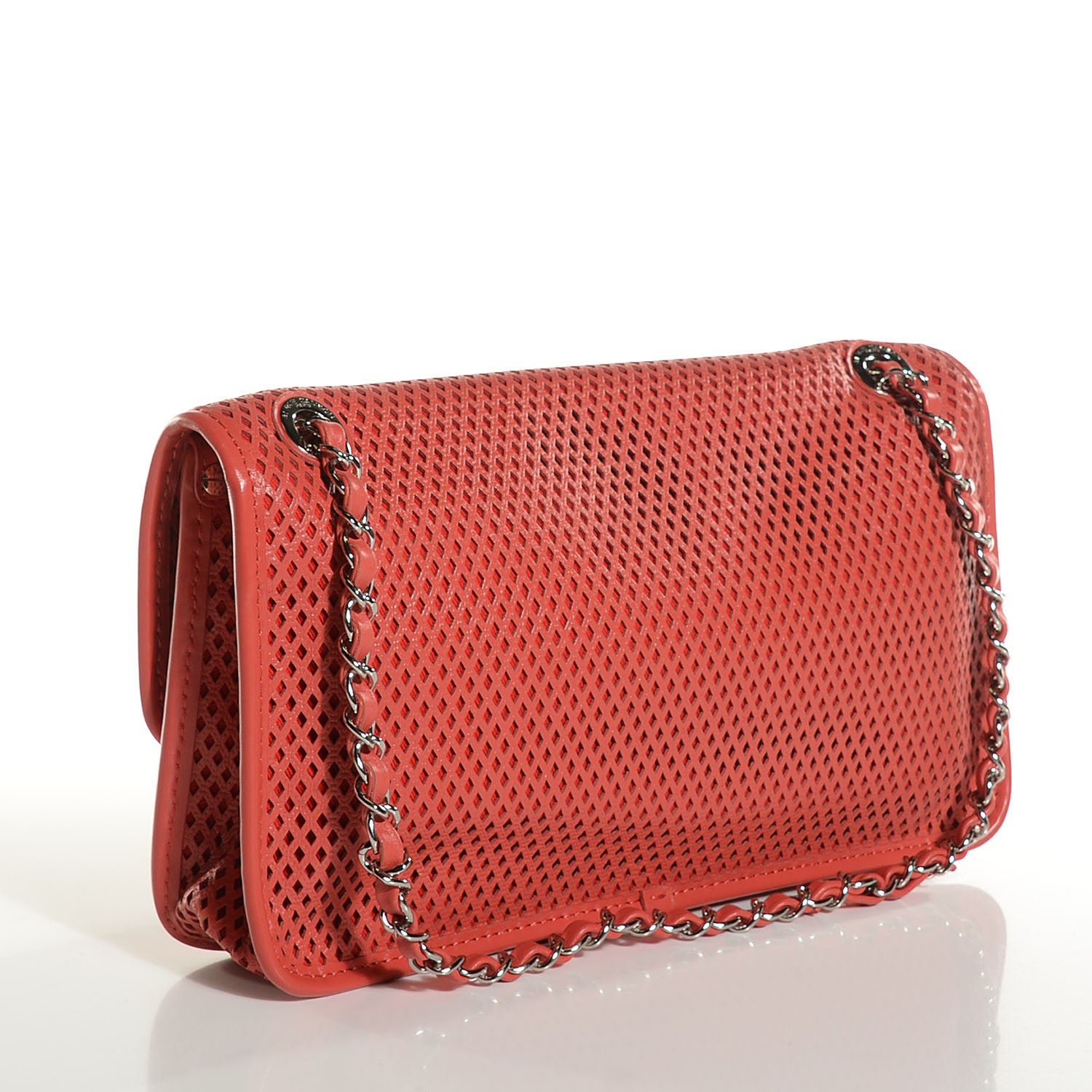 Chanel Perforated Calfskin Up In The Air Flap Red 3 of 8