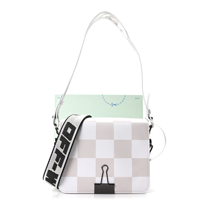 Off-White Calfskin Figures of Speech Binder Clip Bag White Beige 9 of 9