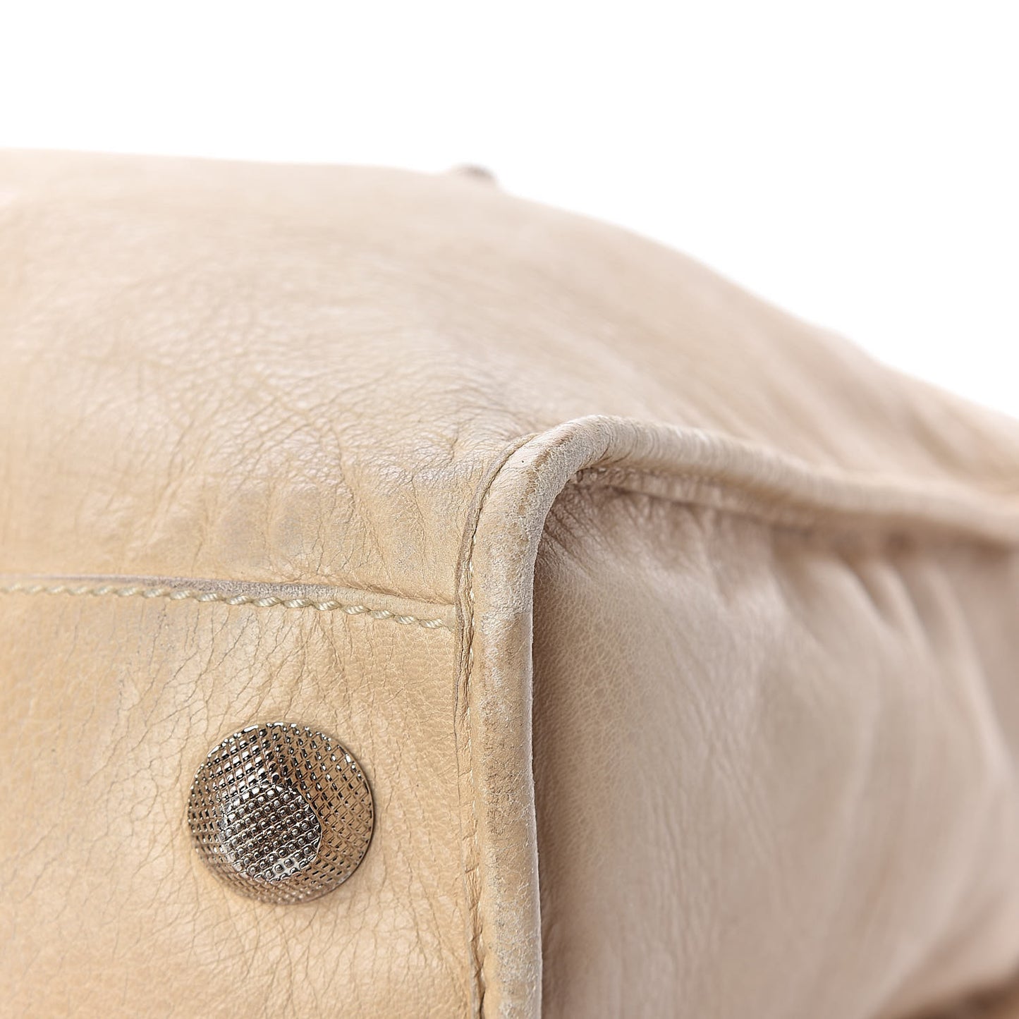 Agneau Giant 21 Silver Hardware Work Sahara