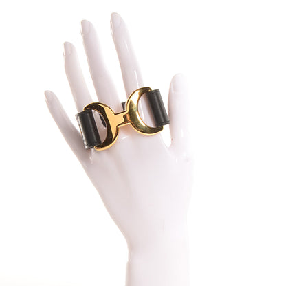 Hermes Chamonix Pavane Cuff Small Black 2 of 5
