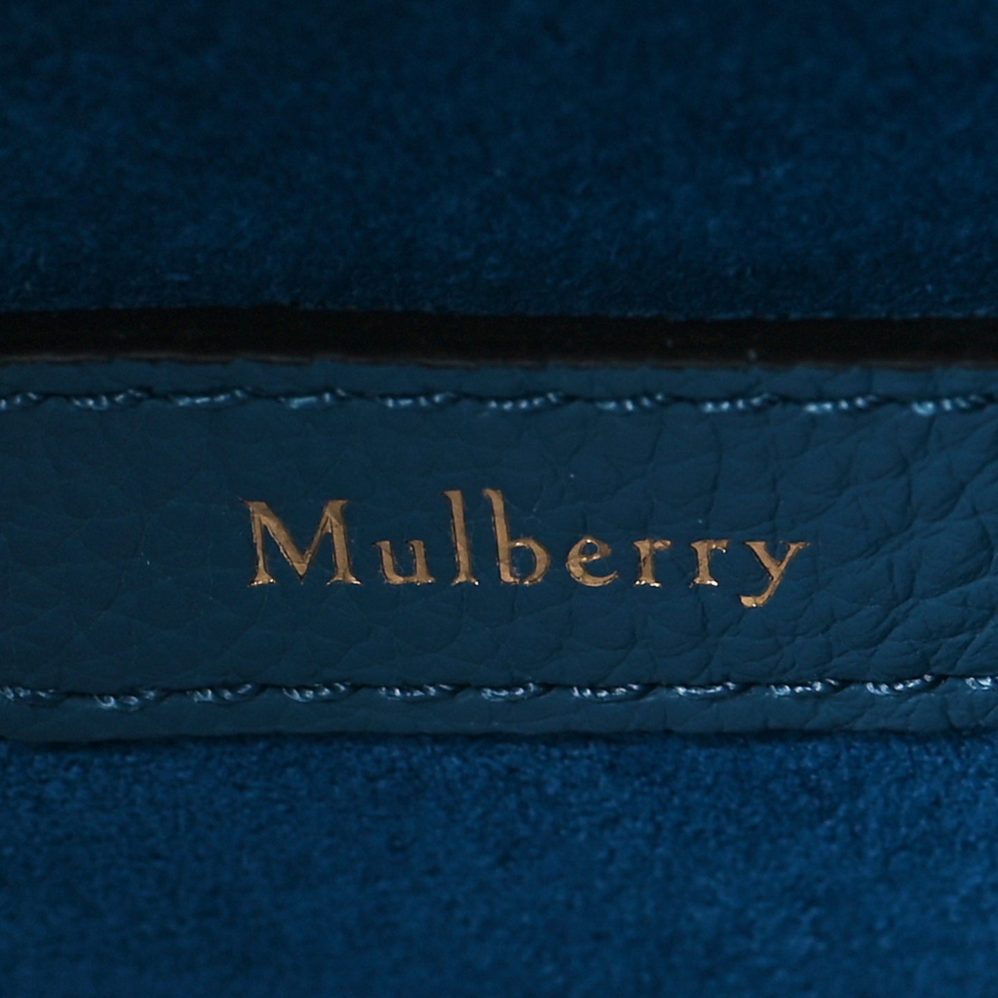 Small Classic Grain Mini Zipped Bayswater Blue