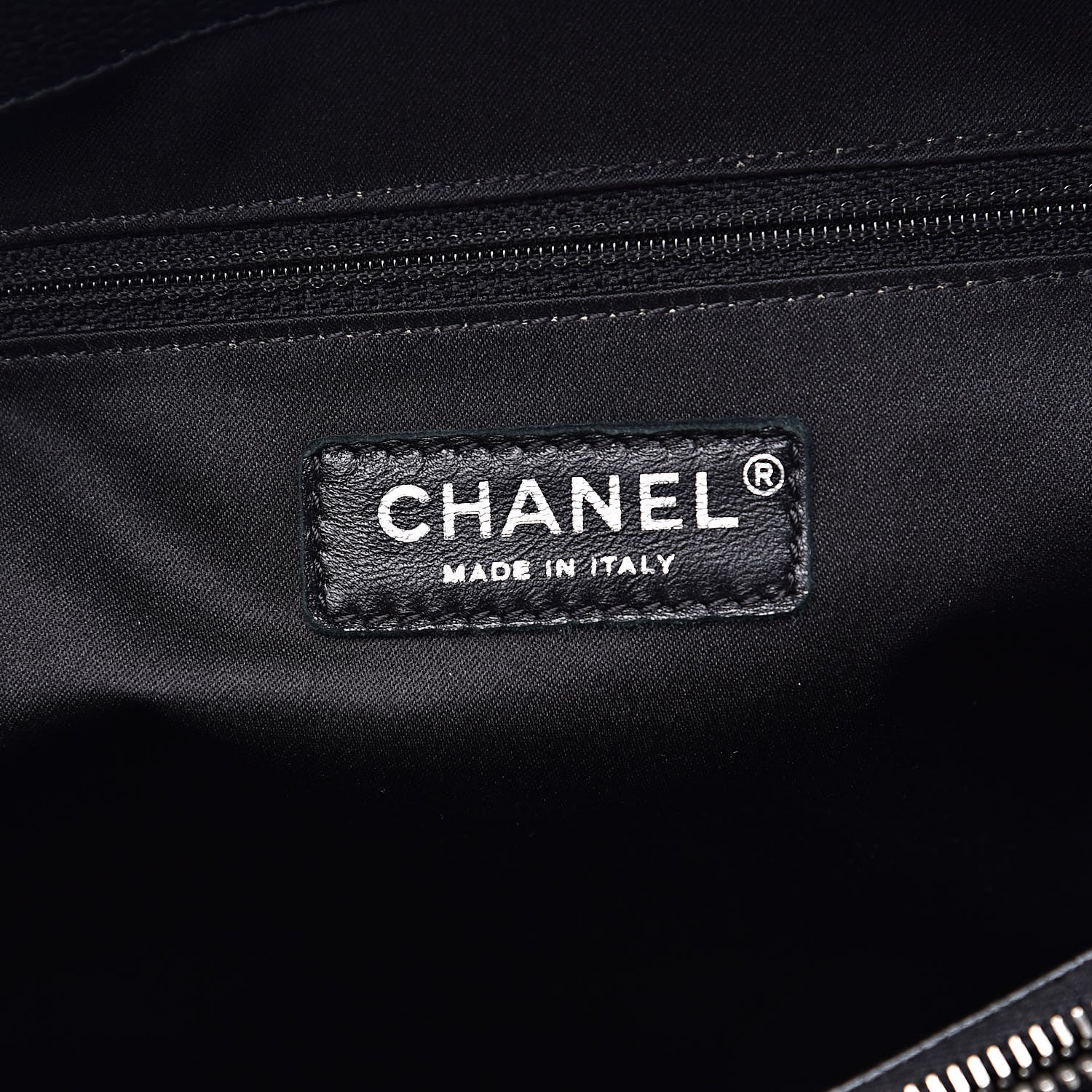 Chanel Caviar Quilted XL Grand Shopping Tote GST Black 6 of 11