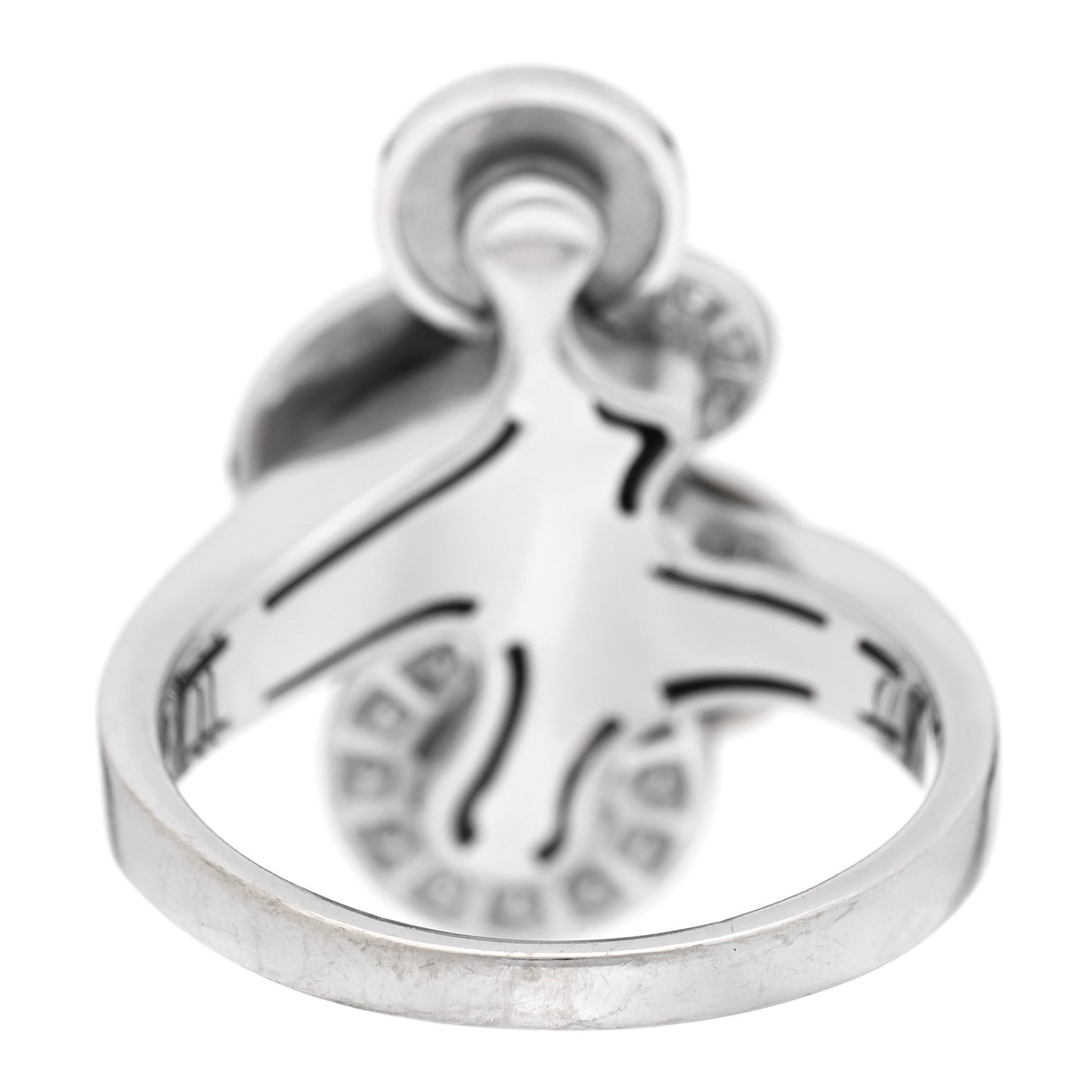 18K White Gold Diamond Cicladi Ring 59 8.75