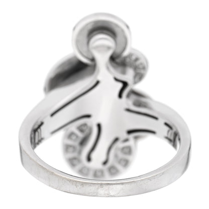 Bulgari 18K White Gold Diamond Cicladi Ring 59 8.75 3 of 5