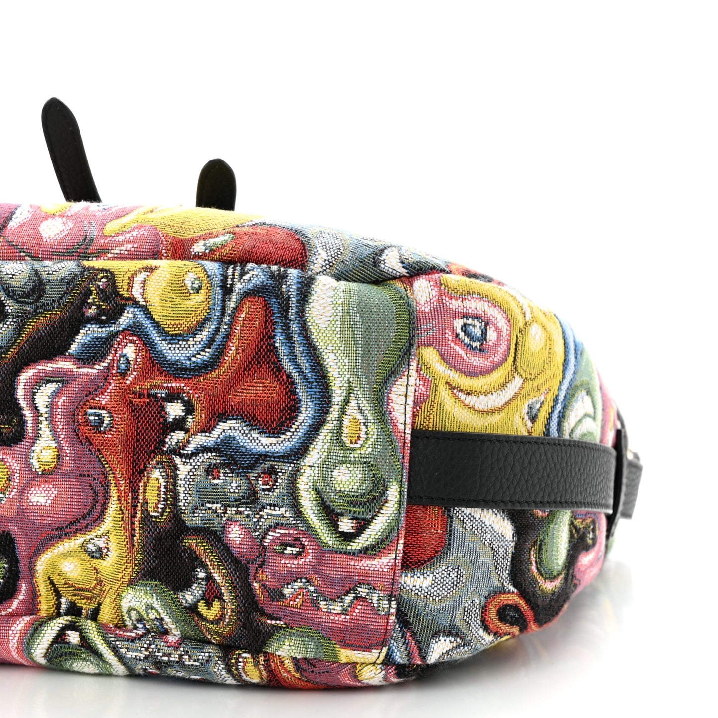 X KENNY SCHARF Jacquard Printed Soft Saddle Bag Multicolor