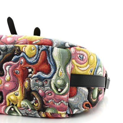 Christian Dior X KENNY SCHARF Jacquard Printed Soft Saddle Bag Multicolor 10 of 10