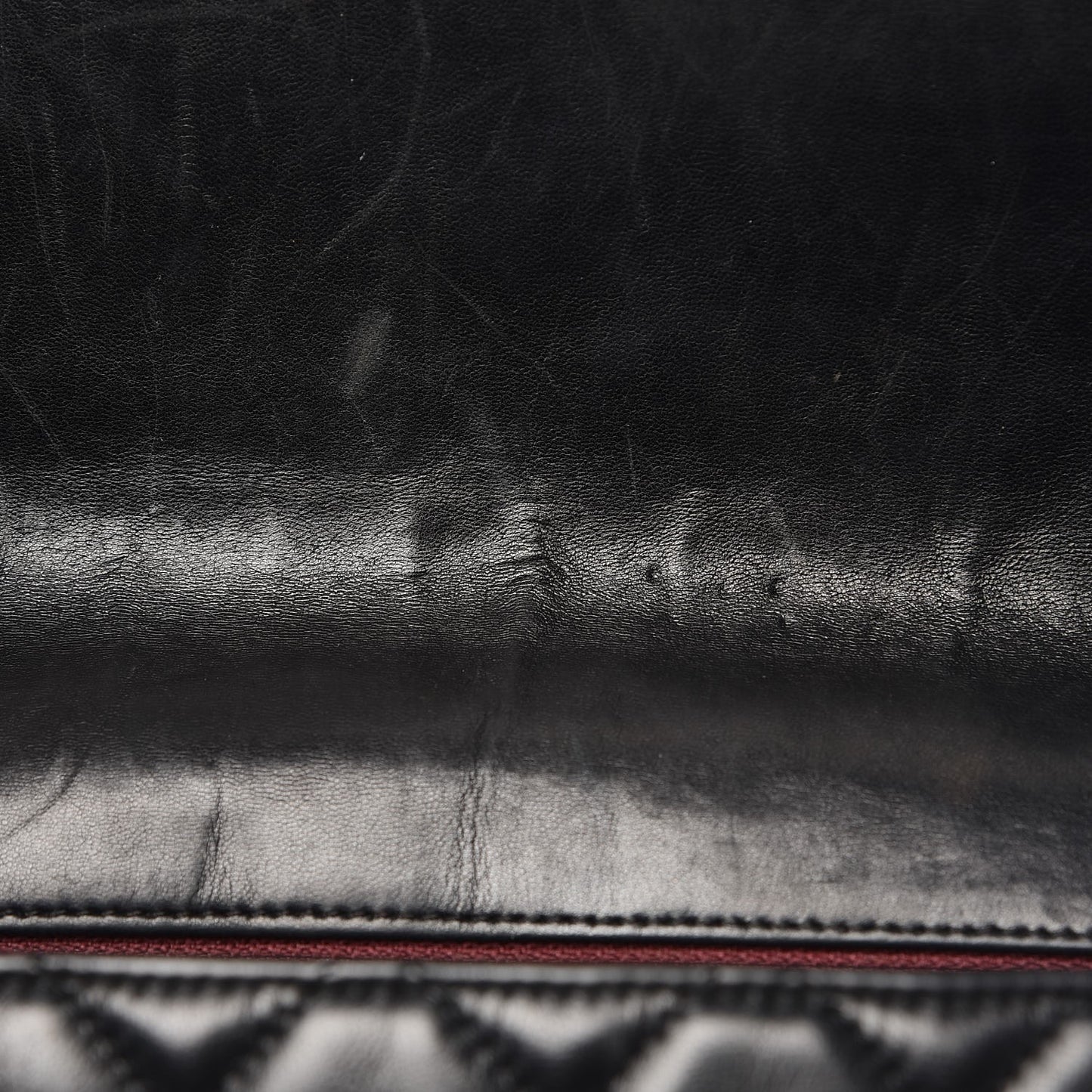 Lambskin Quilted Maxi Single Flap Black