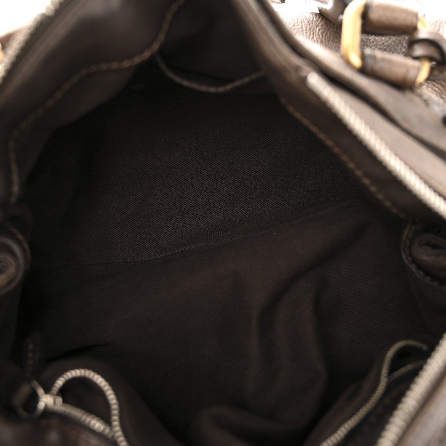 Calfskin Medium Paddington Satchel Chocolate