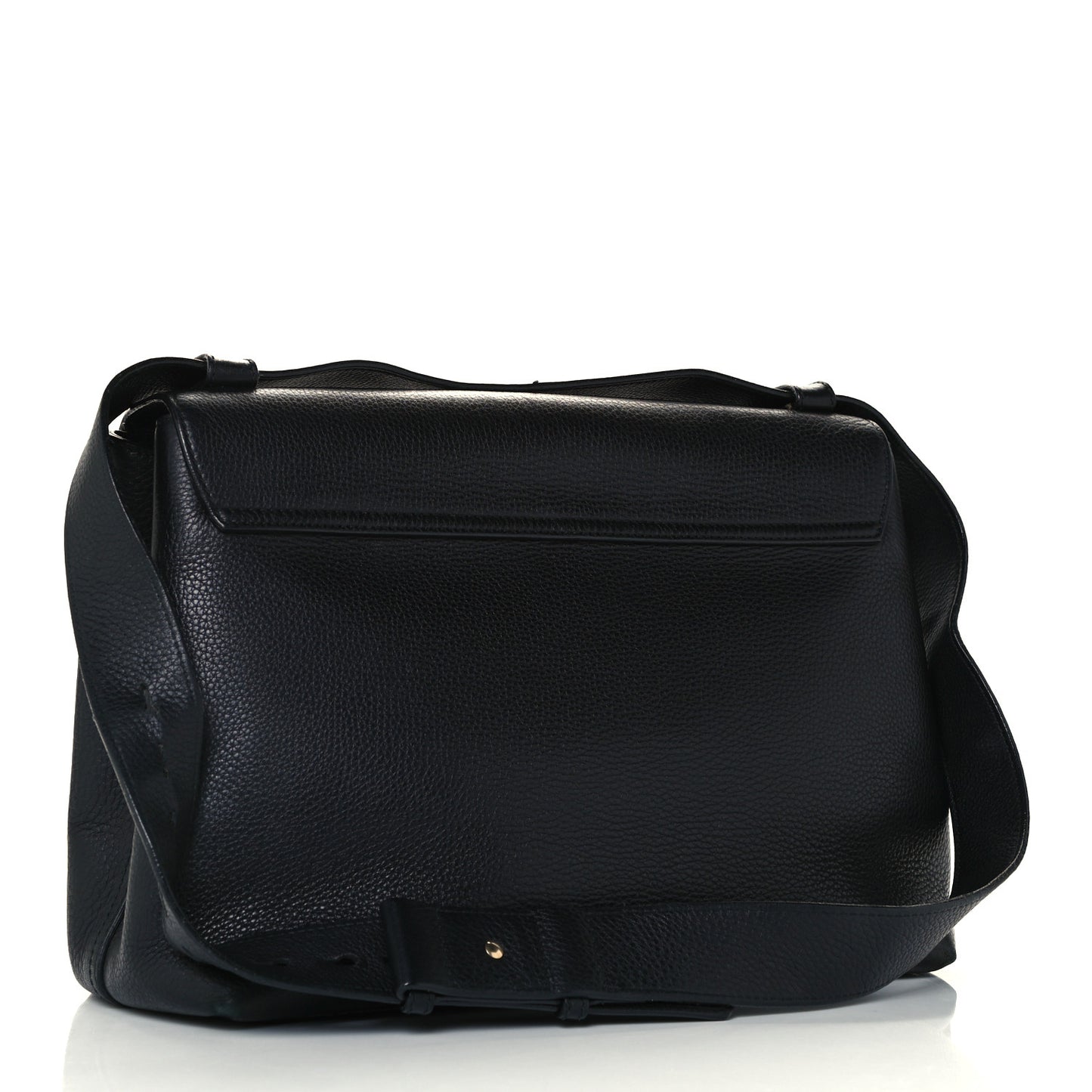 Calfskin Large GG Marmont Shoulder Bag Black