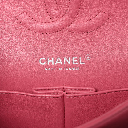 Chanel Lambskin Quilted Medium Double Flap Pink 6 of 15