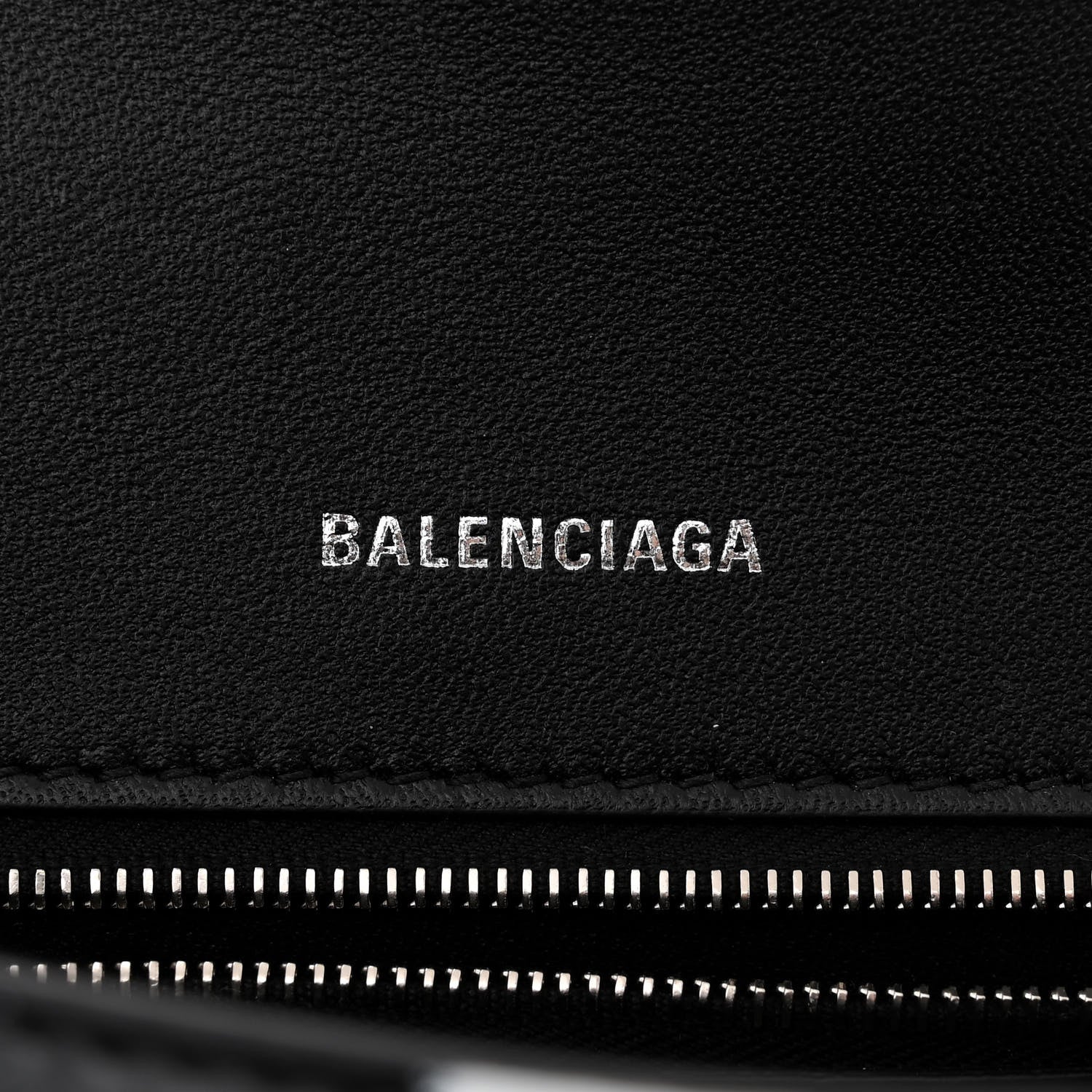 Balenciaga Smooth Calfskin Spray Polka Dot Small Hourglass Top Handle Bag Black White 6 of 10