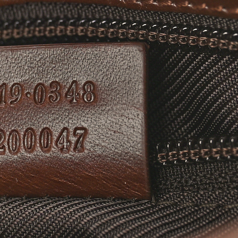 Gucci Monogram Messenger Crossbody Bag Dark Brown 7 of 9