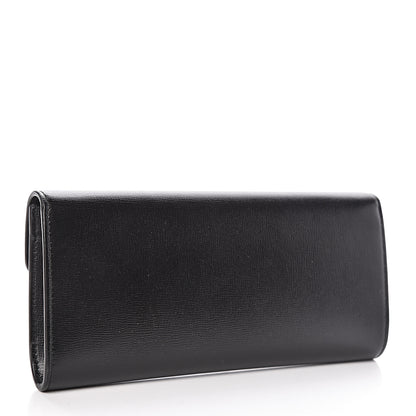 Gucci Calfskin Torchon GG Broadway Envelope Clutch Black 3 of 7