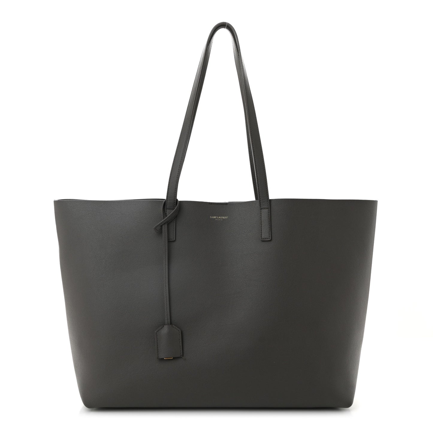 Calfskin Large Shopping Tote Kaki Militaire