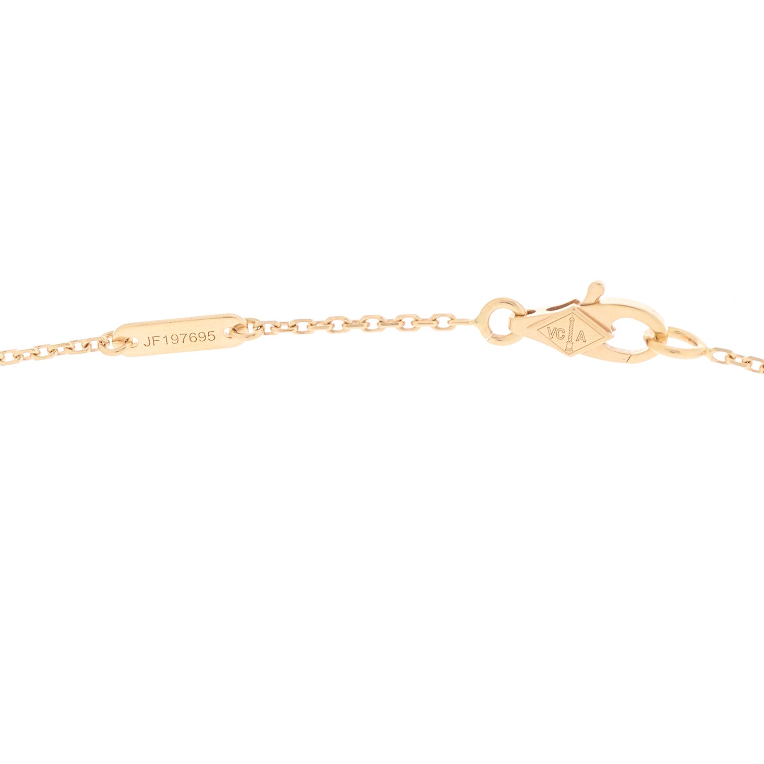 Van Cleef & Arpels 18K Rose Gold Sweet Alhambra Pendant Necklace 5 of 6