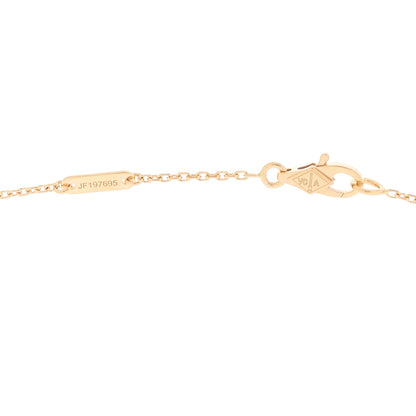 Van Cleef & Arpels 18K Rose Gold Sweet Alhambra Pendant Necklace 5 of 6