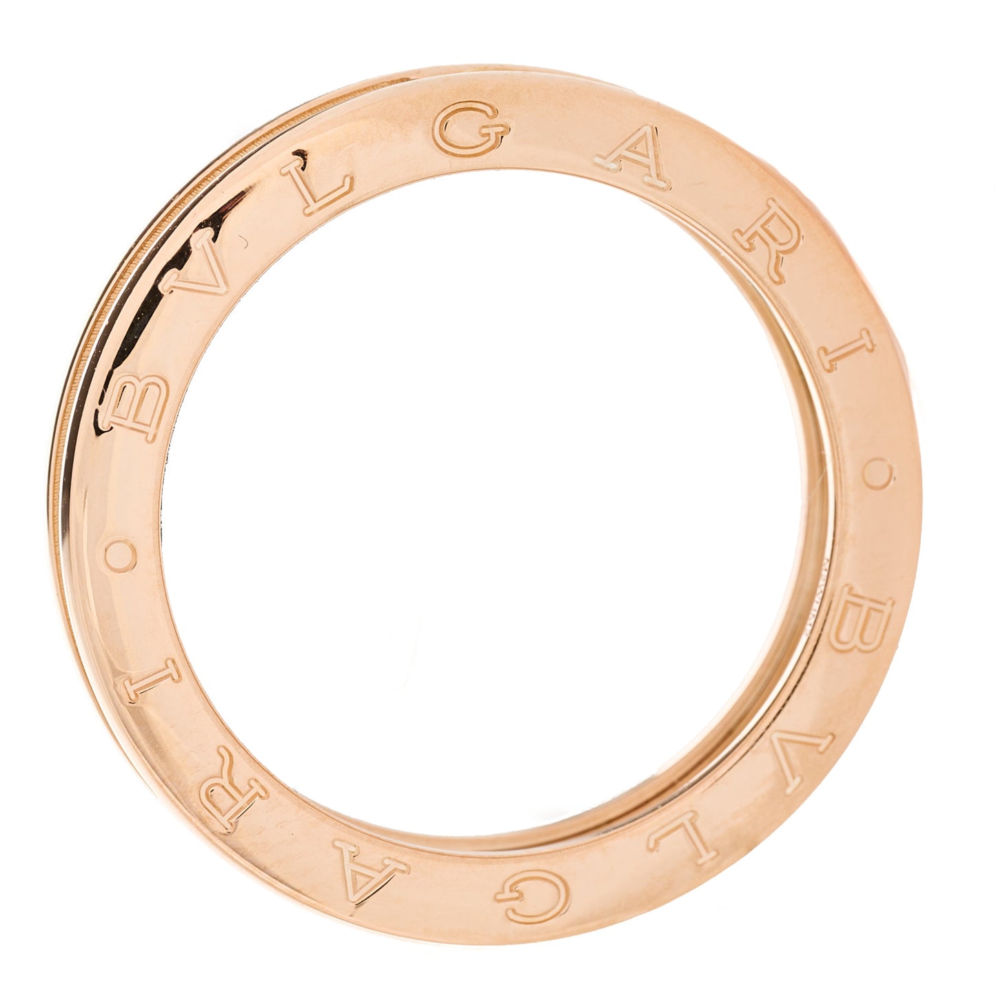 18K Rose Gold B.Zero1 One-Band Ring 63 10.25
