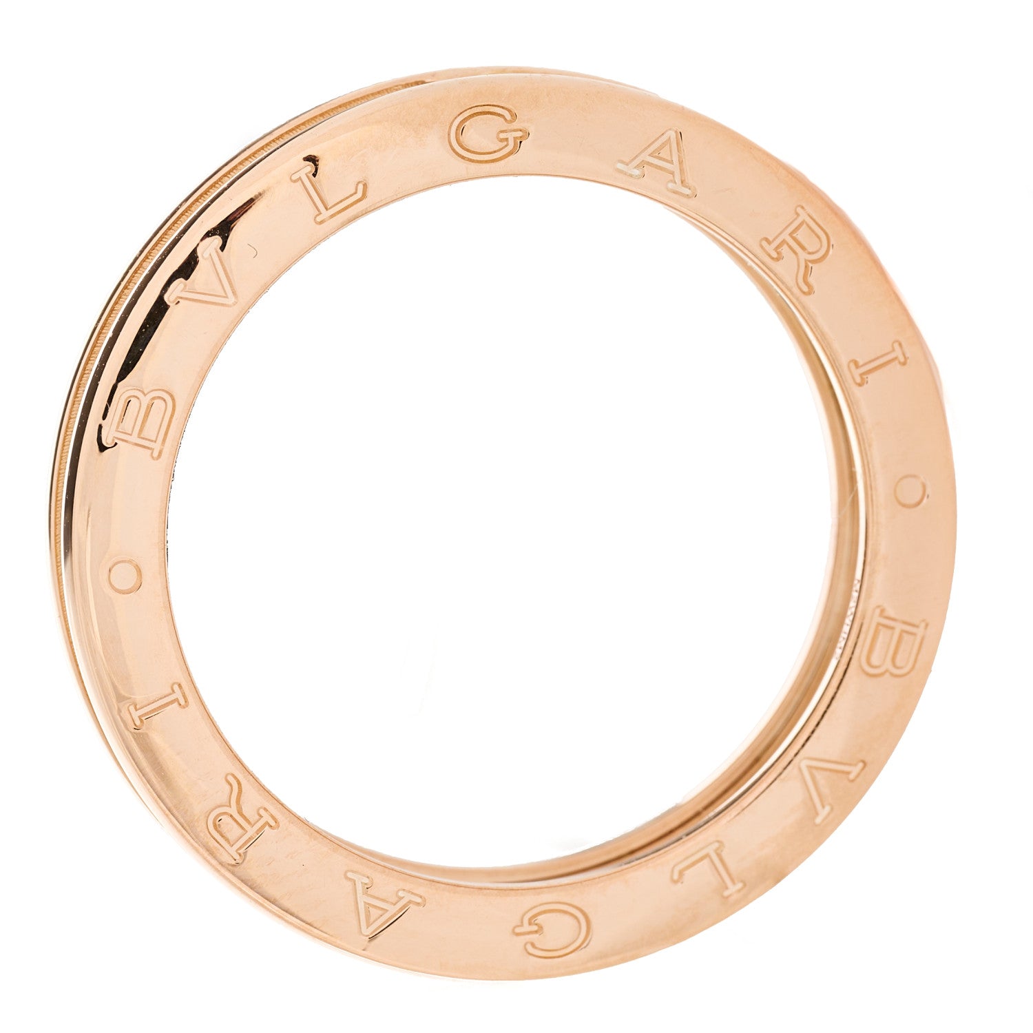 Bulgari 18K Rose Gold B.Zero1 One-Band Ring 63 10.25 6 of 6