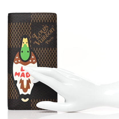 Louis Vuitton X NIGO Giant Damier Ebene Brazza Wallet 2 of 8