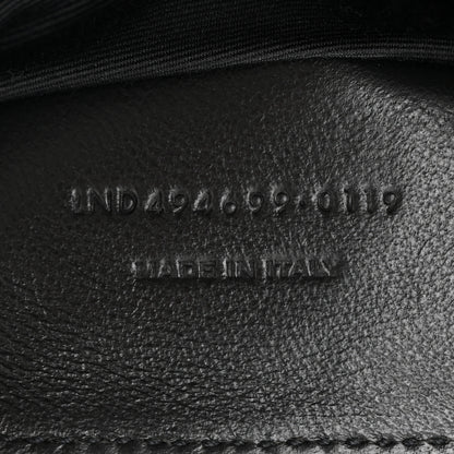 Saint Laurent SAINT LAURENT Calfskin Y Quilted Monogram Small Loulou Chain Satchel Black 6 of 9