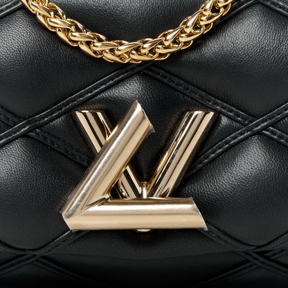 Louis Vuitton Lambskin Malletage Pico GO-14 Black 8 of 11