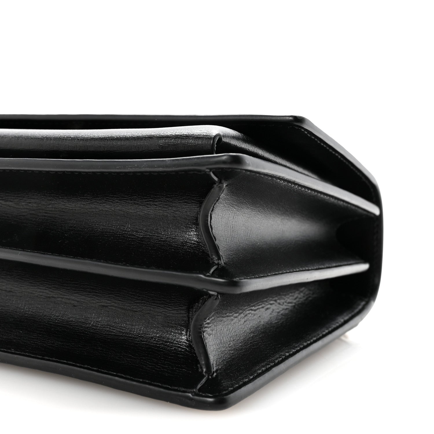 Saint Laurent Calfskin Medium Monogram Sunset Black 9 of 9