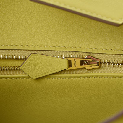 Hermes Swift Birkin 25 Lime 13 of 32