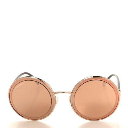 Chanel Metal Round Sunglasses 4226 Rose Gold 2 of 8