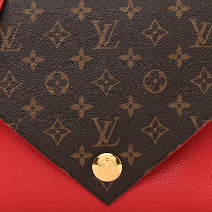 Louis Vuitton Grained Calfskin Monogram Double V Rubis 8 of 19