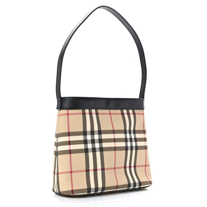 Burberry Prorsum House Check Shoulder Bag Black 3 of 14