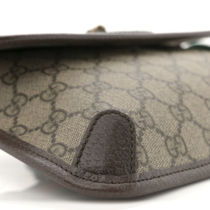 Gucci GG Supreme Monogram Neo Vintage Web Belt Bag Brown 9 of 10