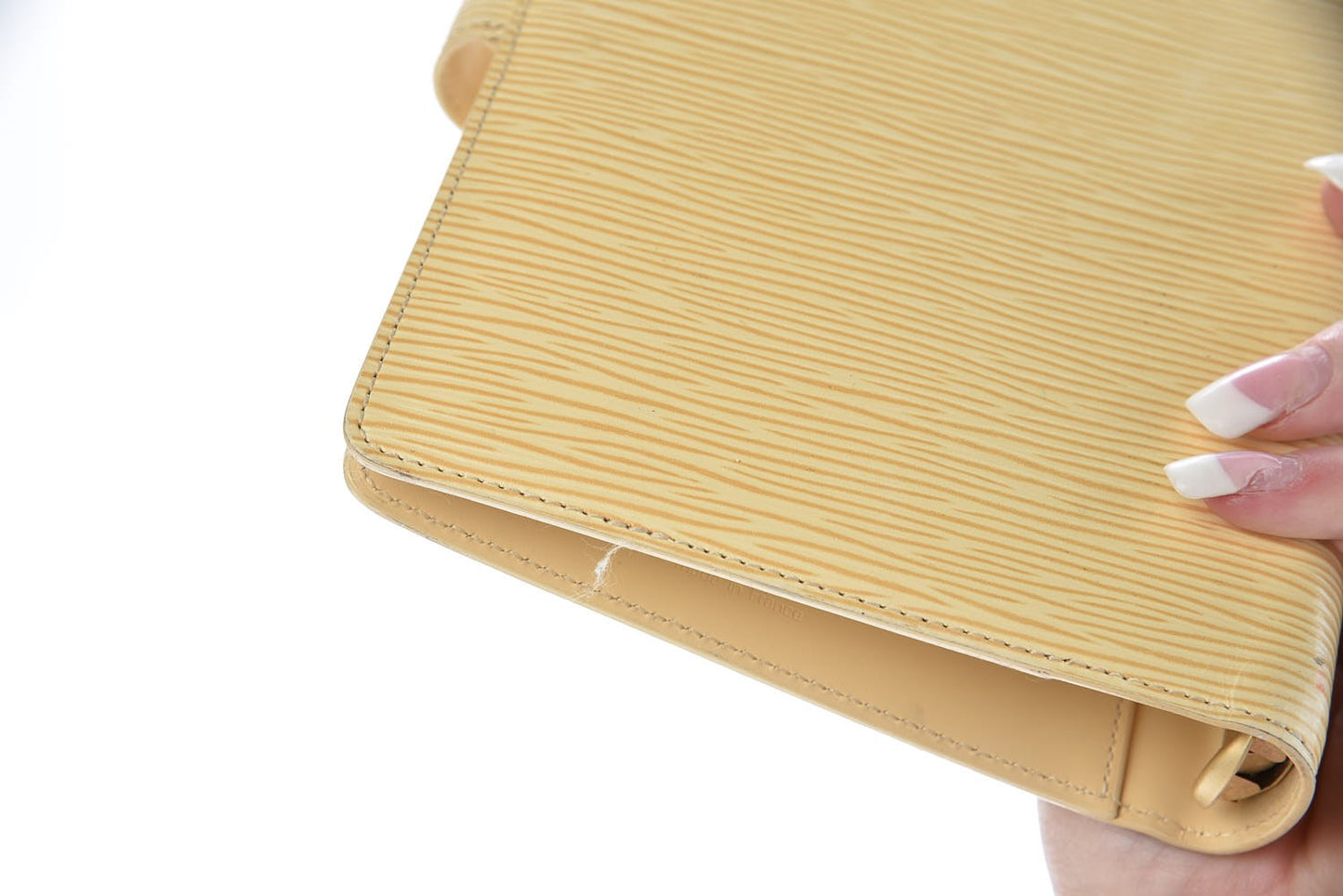 Epi Medium Ring Agenda Cover Vanilla