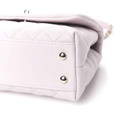 Chanel Caviar Quilted Mini Coco Handle Flap Lilas Lilac 11 of 11