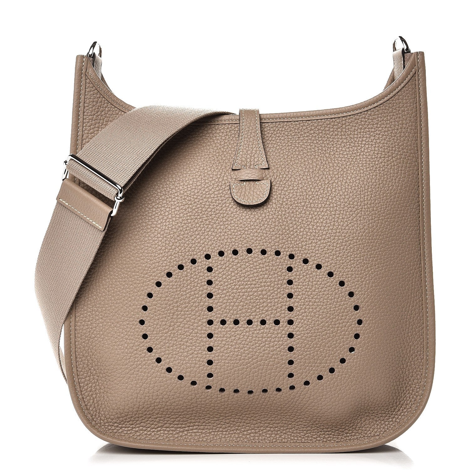 Hermes Taurillon Clemence Evelyne III PM Gris Tourterelle 1 of 9