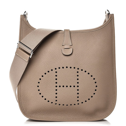 Hermes Taurillon Clemence Evelyne III PM Gris Tourterelle 1 of 9