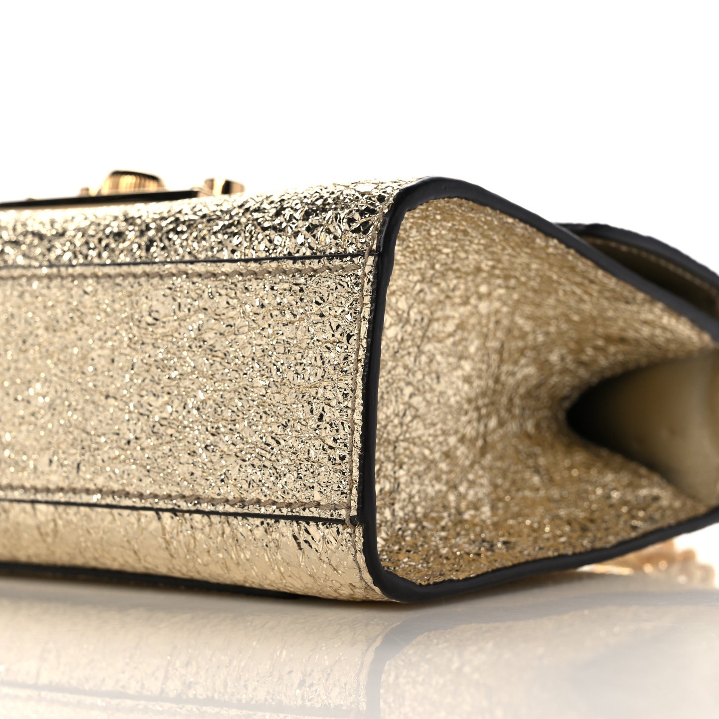 Galassia Small Padlock Shoulder Bag Platino