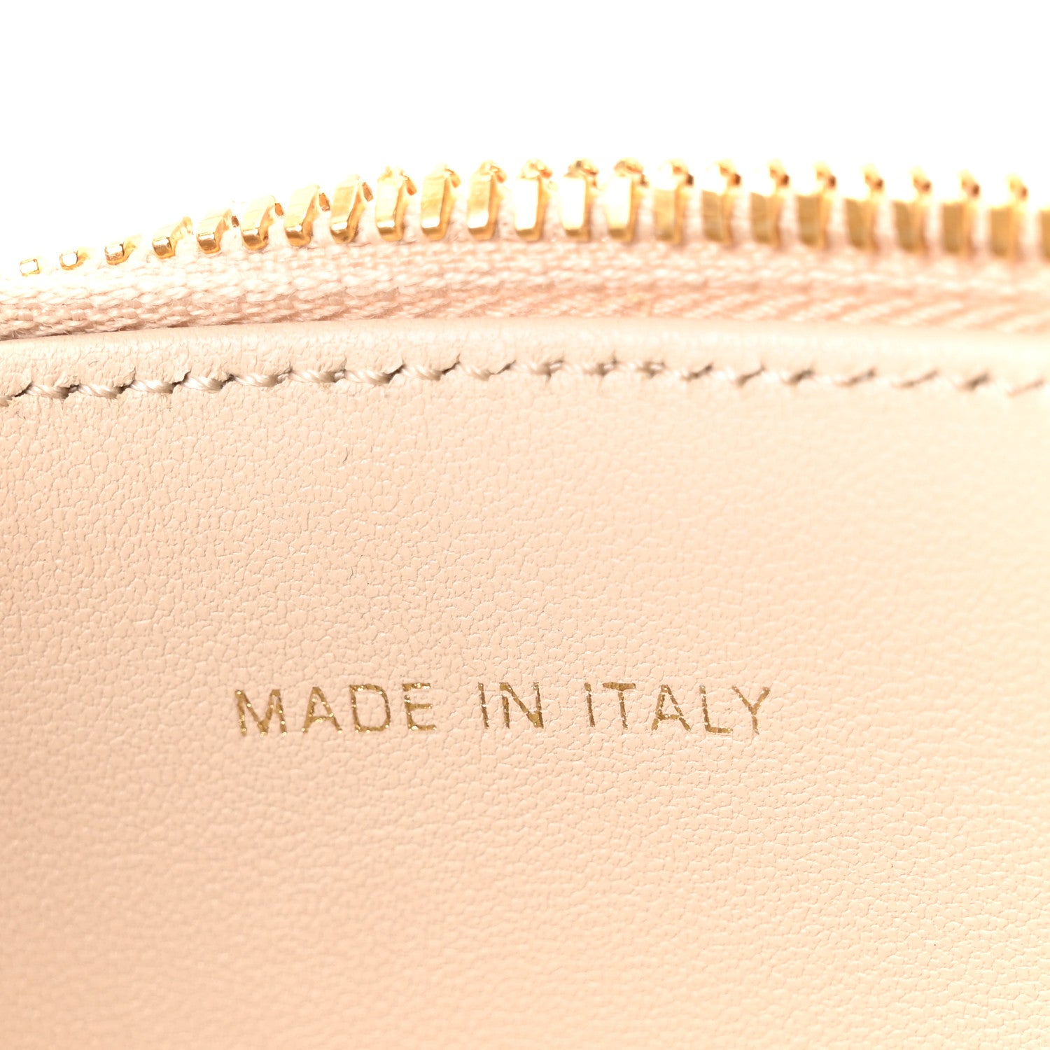 Christian Dior Calfskin CD Signature Vanity Caramel Beige 7 of 10