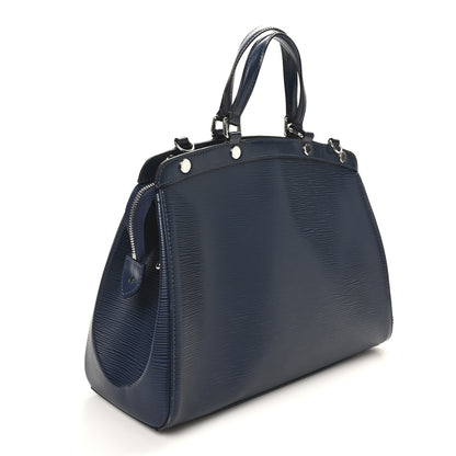 Louis Vuitton Epi Brea MM Indigo 3 of 9