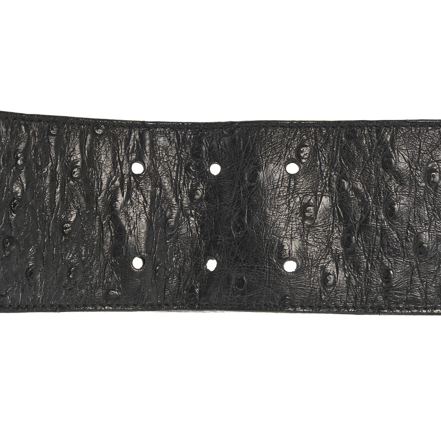 Ostrich Crystal Belt 75 30 Black