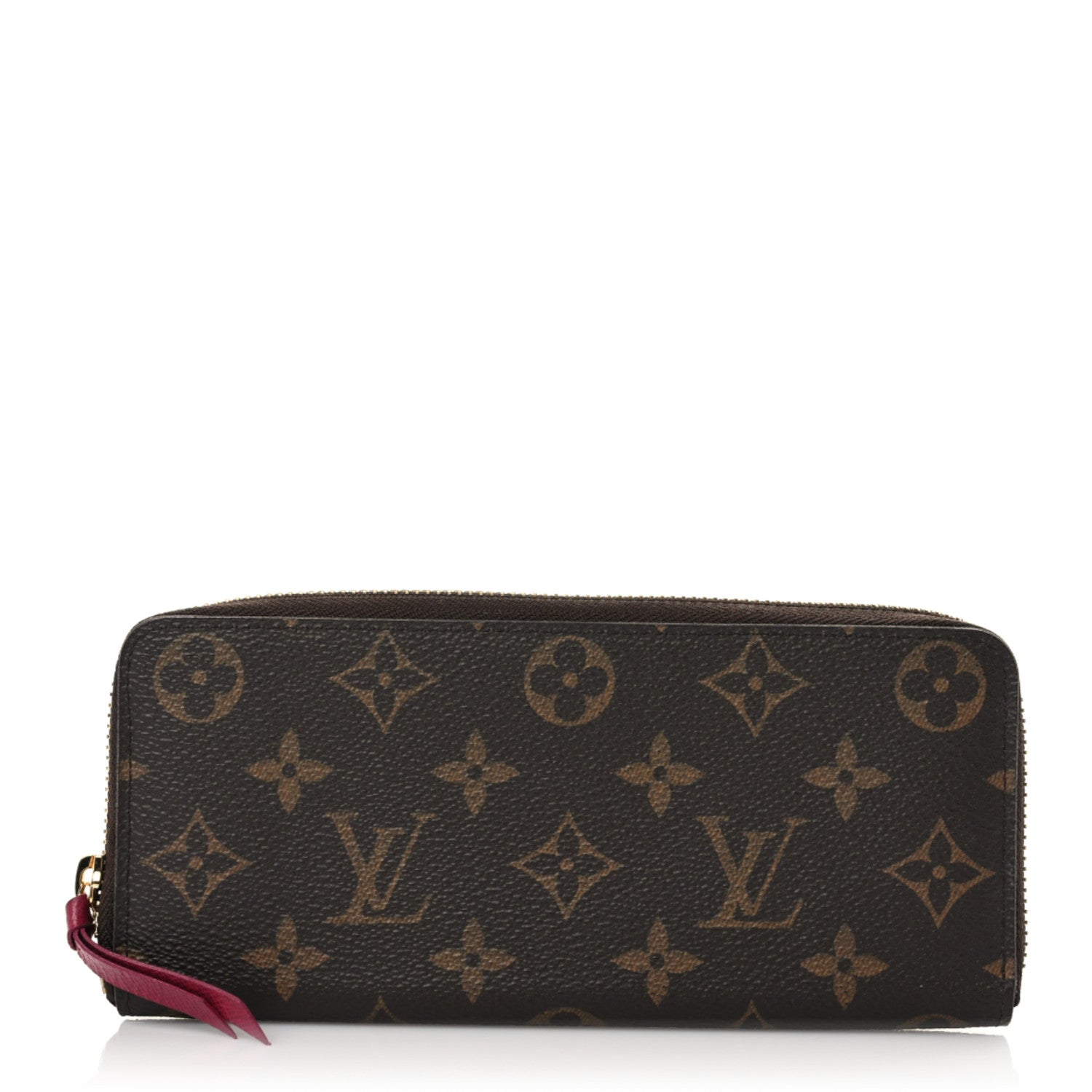 Louis Vuitton Monogram Clemence Wallet Fuchsia 1 of 9