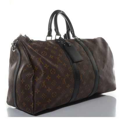 Louis Vuitton Monogram Macassar Keepall Bandouliere 45 3 of 7