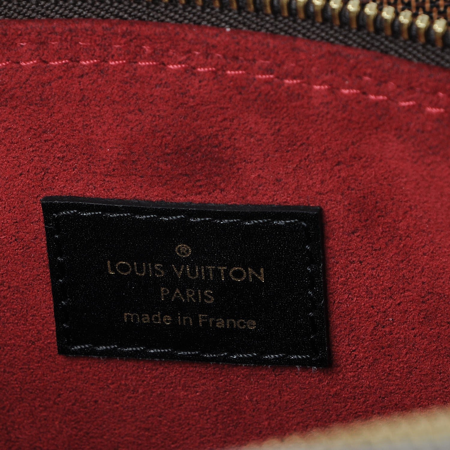 Louis Vuitton Damier Ebene Shearling Normandy 7 of 9