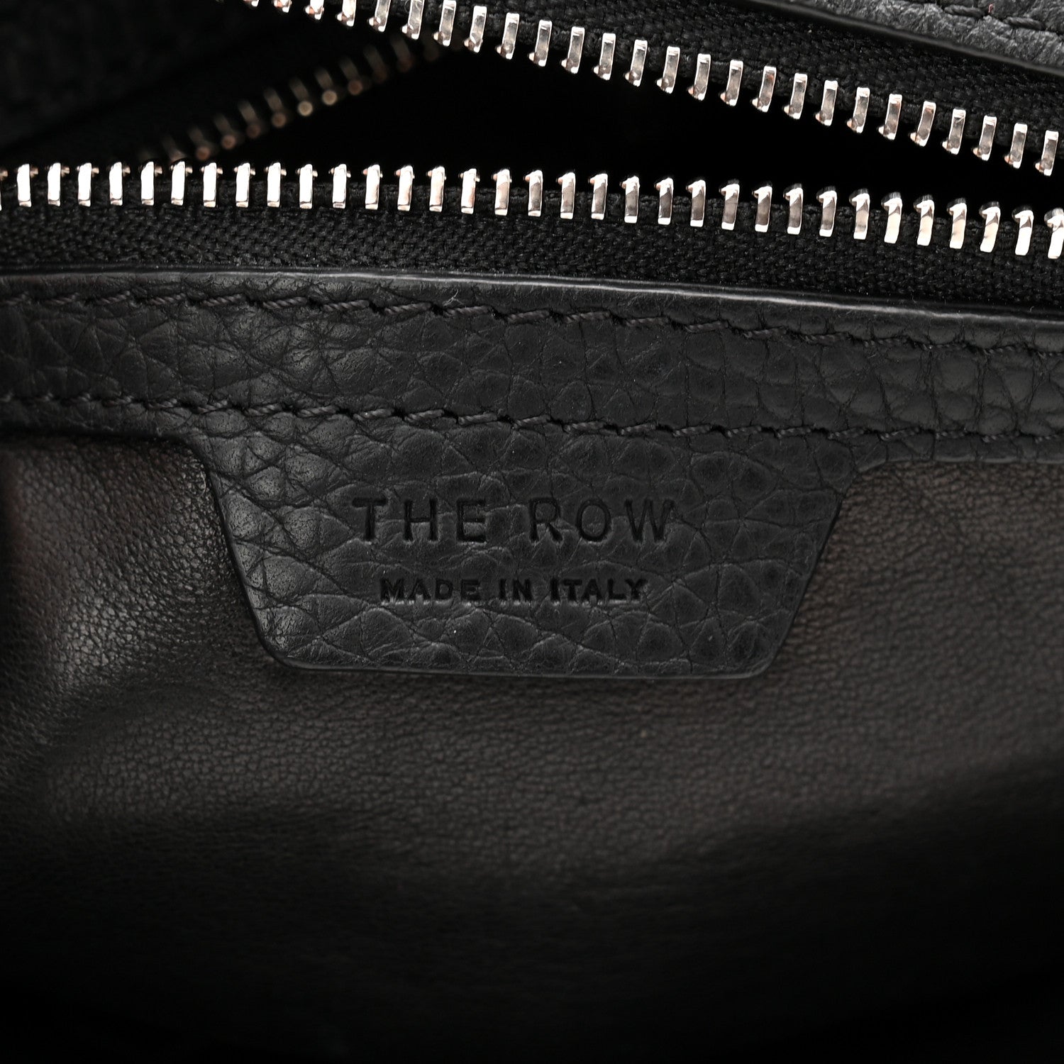 The Row Calfskin Allie Bag Black 6 of 9