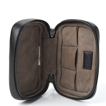 Bottega Veneta Calfskin Intrecciato Travel Case Black 4 of 8