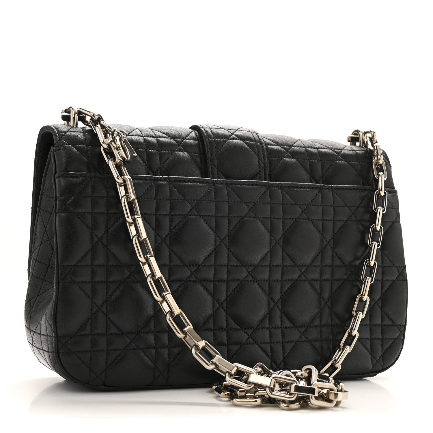 Christian Dior Lambskin Cannage Medium Miss Dior Flap Black 3 of 15