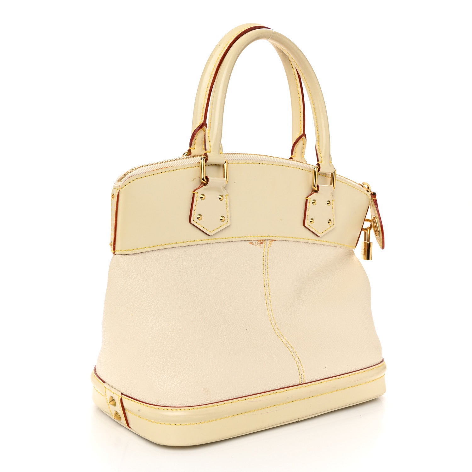 Louis Vuitton Suhali Lockit PM White 3 of 10